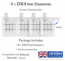 4 x DX4 Ink Dampers 4mm